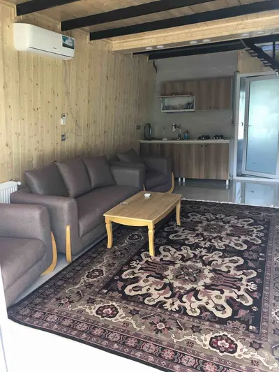 کلبه دوخوابه جنگلی سرخدار