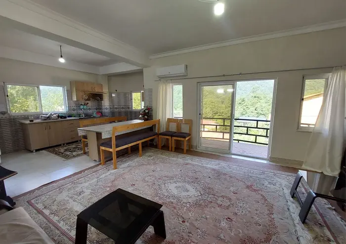 ویلا دوخوابه جنگلی شهسوار - پذیرایی