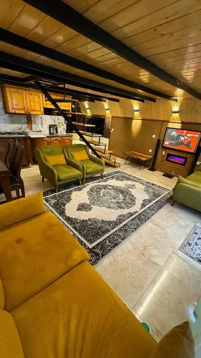 کلبه دوخوابه سوئیسی جکوزی دار ارکیده