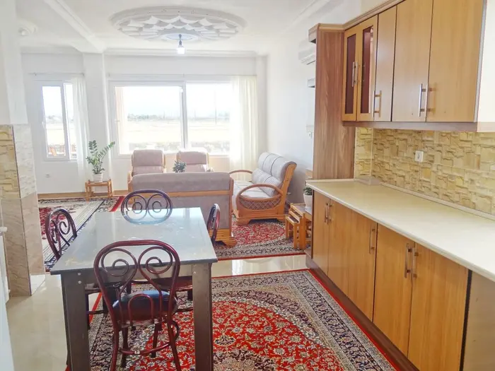ویلا دو خوابه هشی وش - آشپزخانه و سالن پذیرایی 