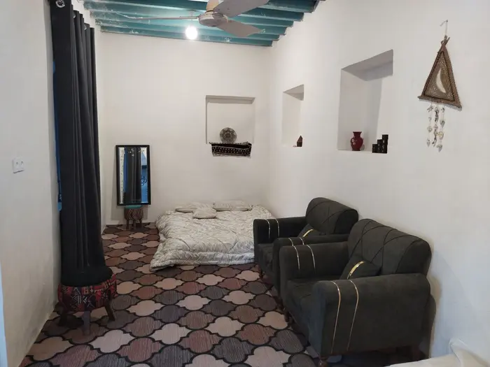 بوم گردی موم گپو - واحد موم گپ - نمای تخت دونفره