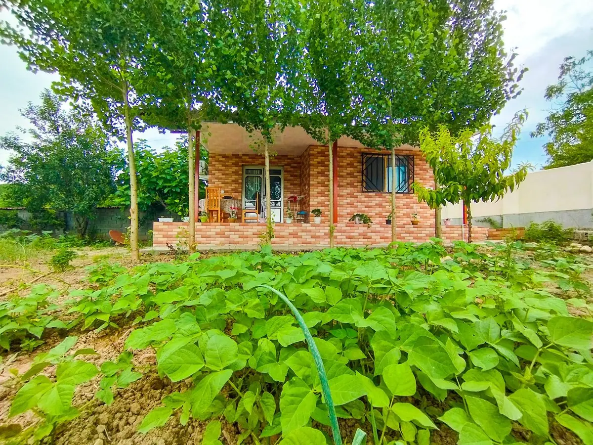 ویلا یک خوابه جنگلی استخردار آبگرم نگارخاتون - نمای بیرونی از باغ