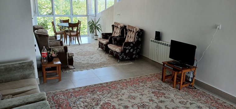 ویلا سه خواب روستایی مهران - پذیرایی بالا(52 متر مربع)