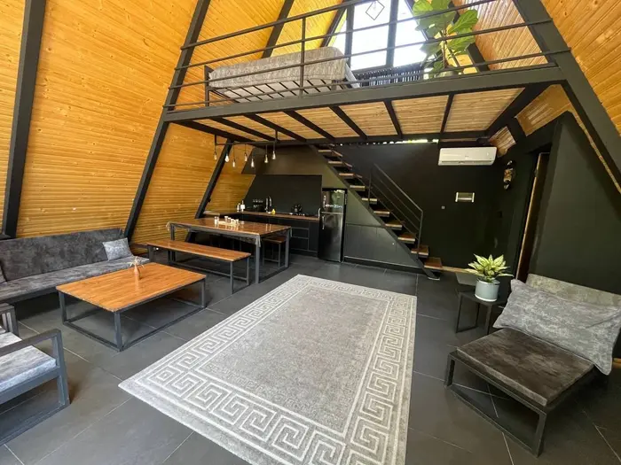 ویلا دوخوابه سوئیسی درنا - جایگزین پذیرایی(۵)