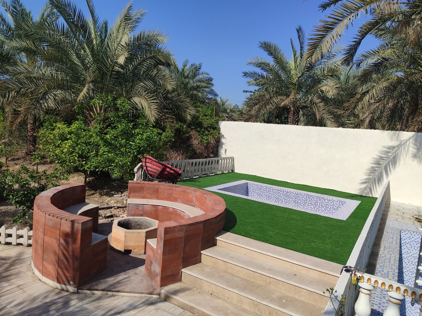 ویلا دوخوابه استخردار نخلستان