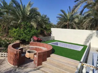 ویلا دوخوابه استخردار نخلستان