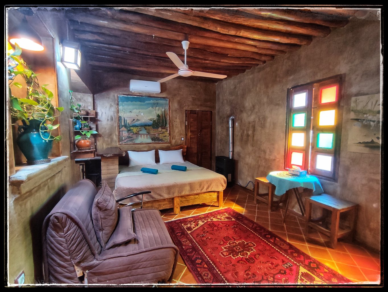 اقامتگاه سنتی خانه تاریخی راشدی - اتاق دبل وی آی پی طبقه اول