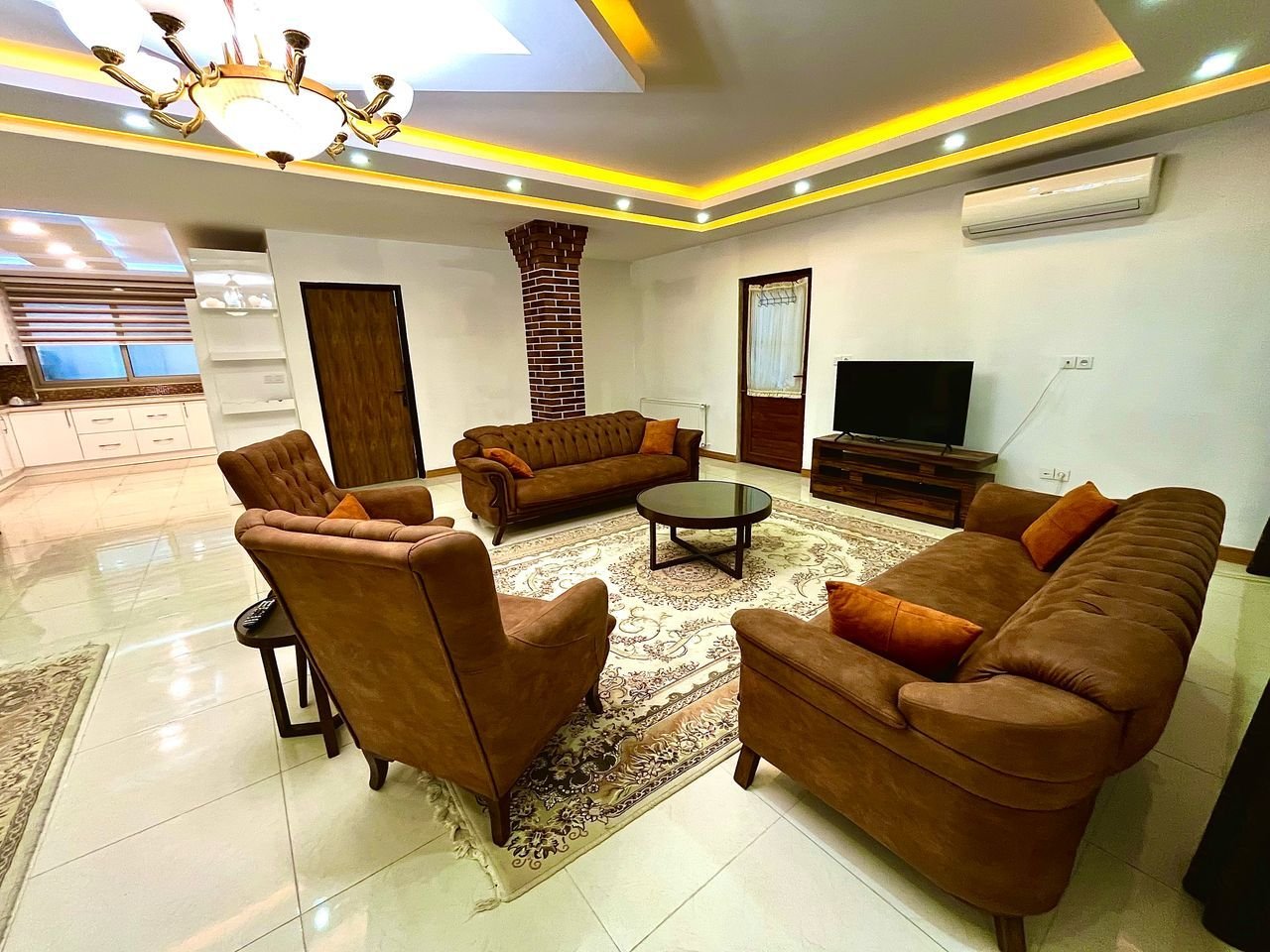 شهرک مهدی - واحد دوخوابه استخردار آبگرم ۶