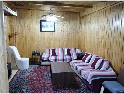 کلبه دوخوابه دوبلکس جکوزی دار تک