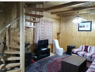 کلبه دوخوابه دوبلکس جکوزی دار تک