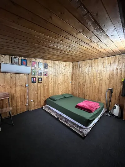 کلبه یک خوابه دوبلکس چوبی توکالی