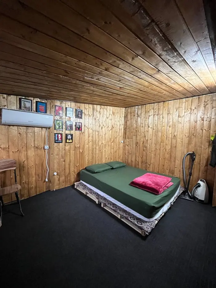 کلبه یک خوابه دوبلکس چوبی توکالی