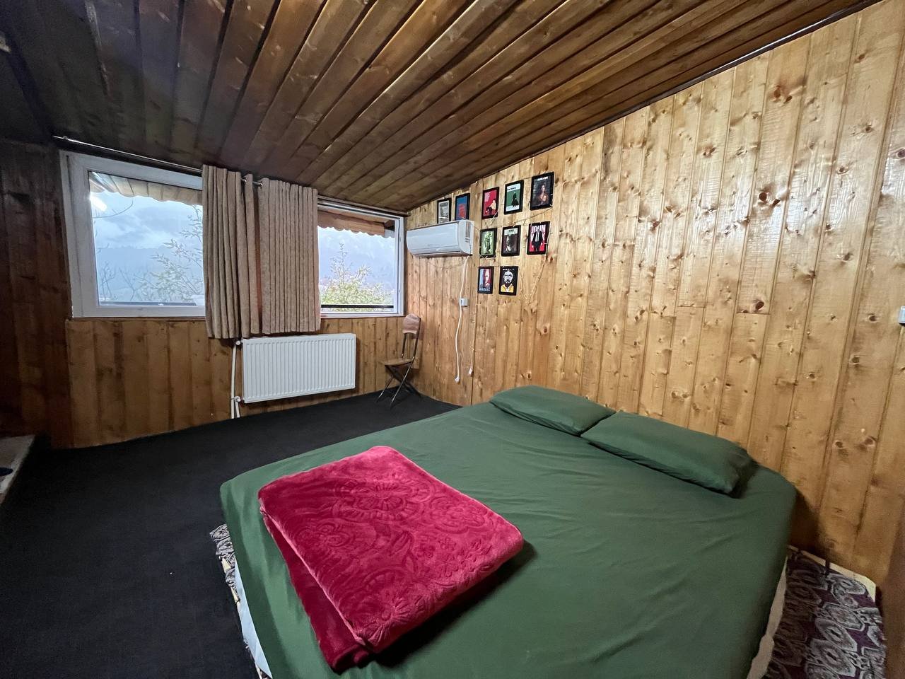 کلبه یک خوابه دوبلکس چوبی توکالی