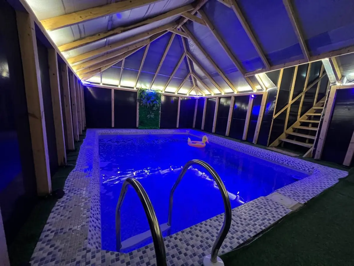 ویلا دوخوابه استخردار آبگرم بابونه