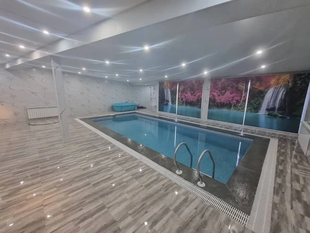 ویلا دوخوابه استخردار آبگرم تله کابین