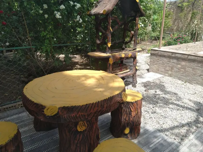 ویلا یک خوابه شب های روشن - فضای آلاچیق و باربیکیو