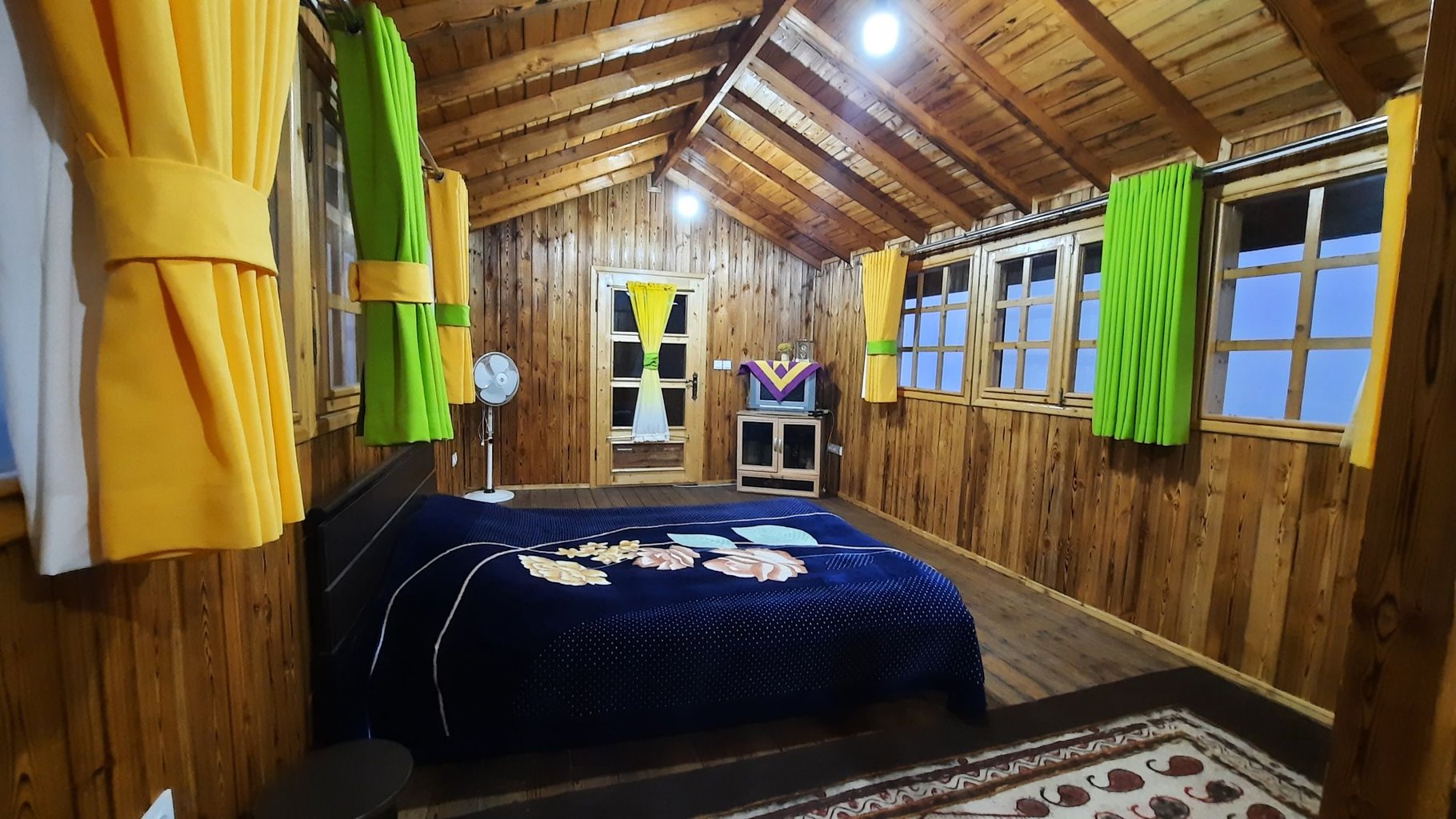 کلبه دوخوابه جنگلی باران 3