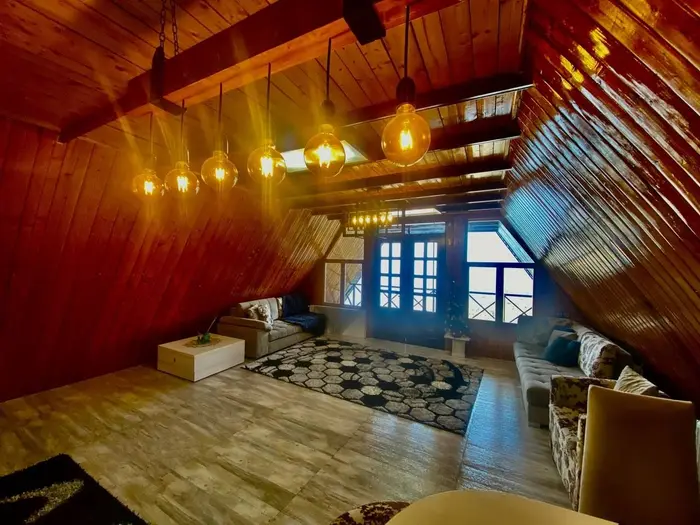 کلبه یک خوابه جنگلی مثلثی ویتله - نمای داخلی