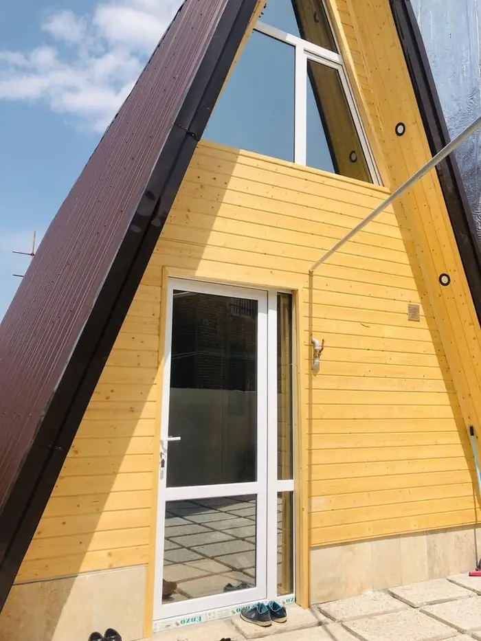 کلبه یک خوابه سوئیسی چوبی آسو