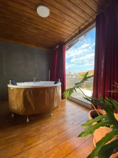 ویلا دوخوابه جکوزی دار جنگلی آیلی