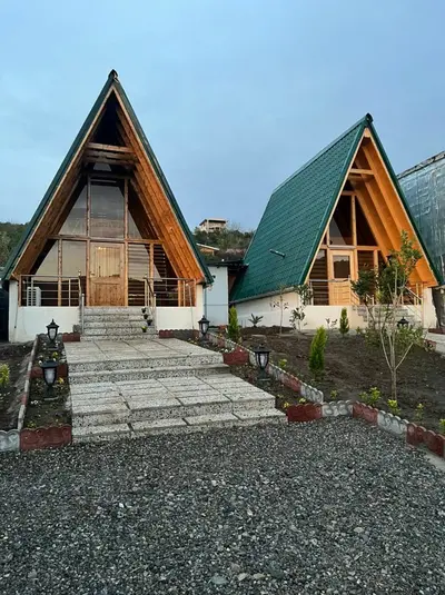 کلبه یک خوابه چوبی ماهان