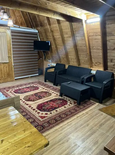 کلبه یک خوابه چوبی ماهان