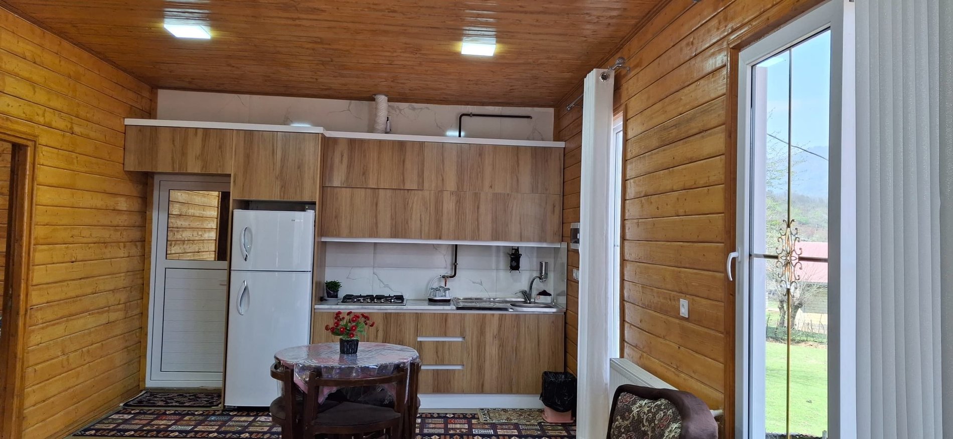 دوخوابه چوبی نارنج