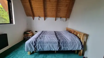 کلبه دوخوابه سوئیسی جکوزی دار نوئل آبی