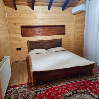 کلبه سه خوابه چوبی دوبلکس بنفشه