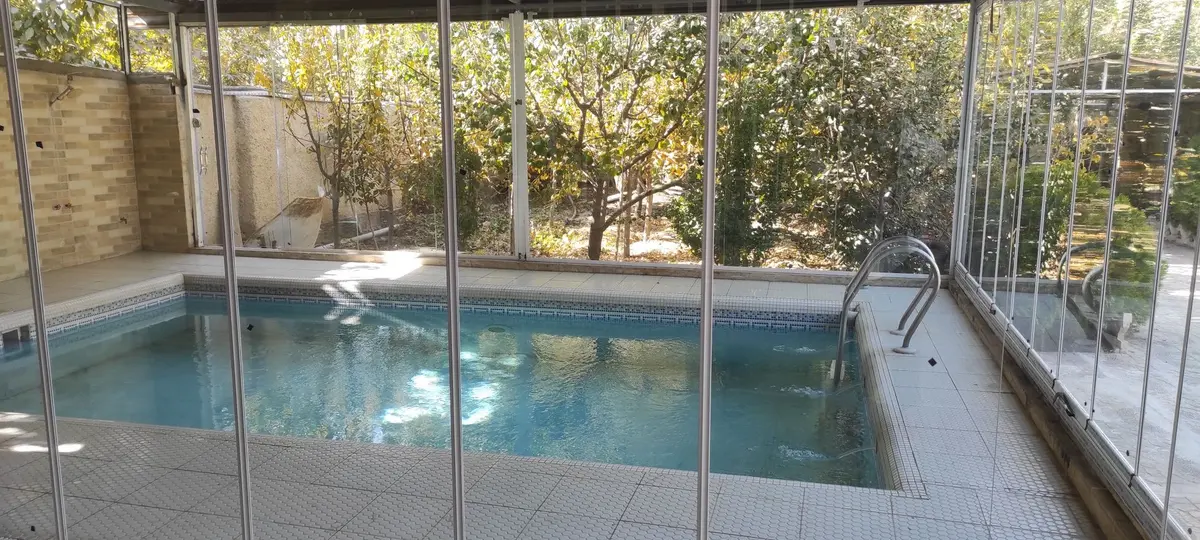 ویلا سه خوابه استخردار آبگرم مسیحا - استخر سر پوشیده