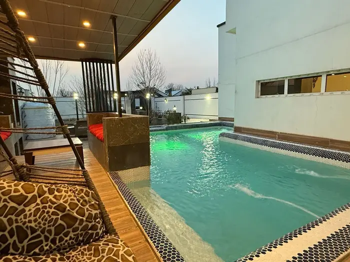 ویلا دو خوابه استخردار آبگرم وینکا