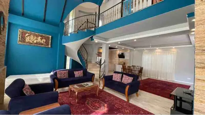 ویلا دوخوابه جنگلی دوبلکس شمشاد ۱۰۱ - پذیرایی