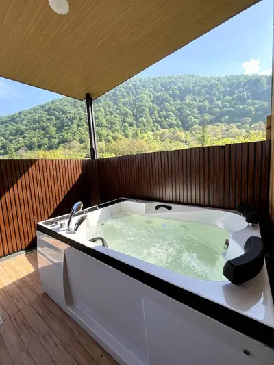 کلبه یک خوابه سوئیسی جنگلی یاس 2