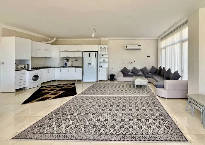 ویلا دوخوابه استخردار اکسیژن - سالن نشیمن مجهز به امکانات رفاهی