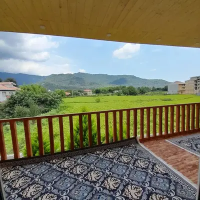 کلبه دوخوابه چوبی سامیار