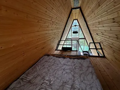 کلبه یک خوابه سوئیسی جکوزی دار ریندر واحد ۲