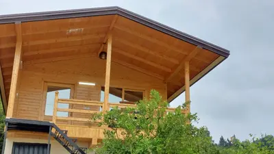 کلبه یک خوابه چوبی جنگلی لفور