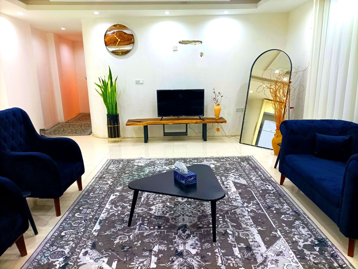 آپارتمان دوخوابه مشکی 1 - سالن