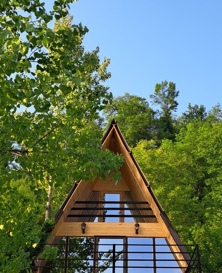 کلبه یک خوابه سوئیسی گل چمن