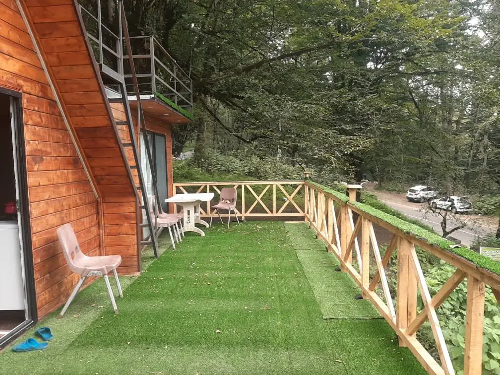 کلبه یک خوابه جنگلی قزل پارک