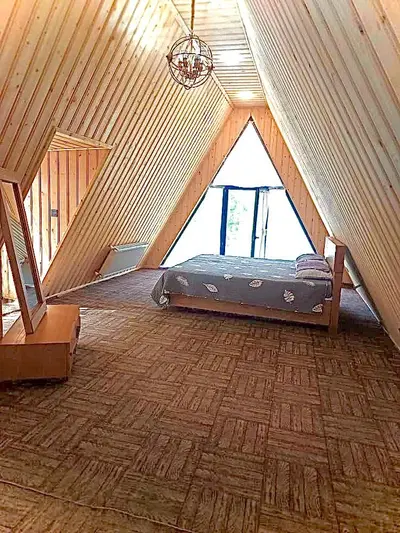 کلبه دوخوابه جکوزی دار سوئدی نور