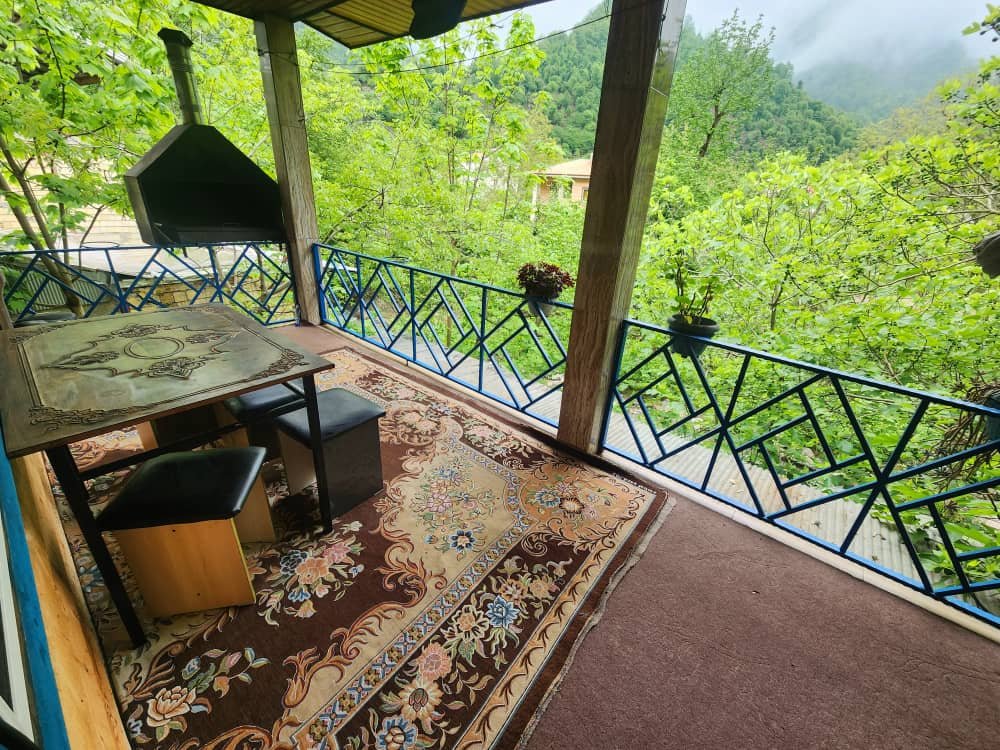 دوخوابه چوبی لب رودخانه 5