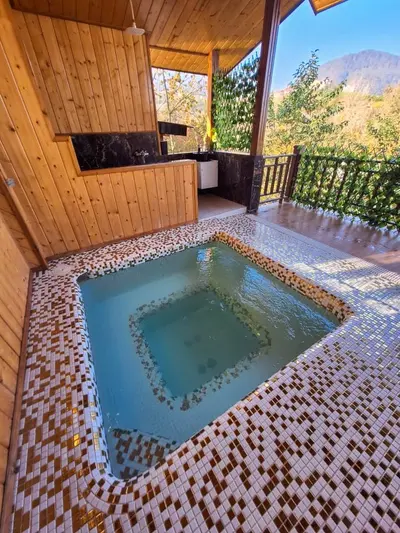 کلبه دوخوابه جکوزی دار ستایش