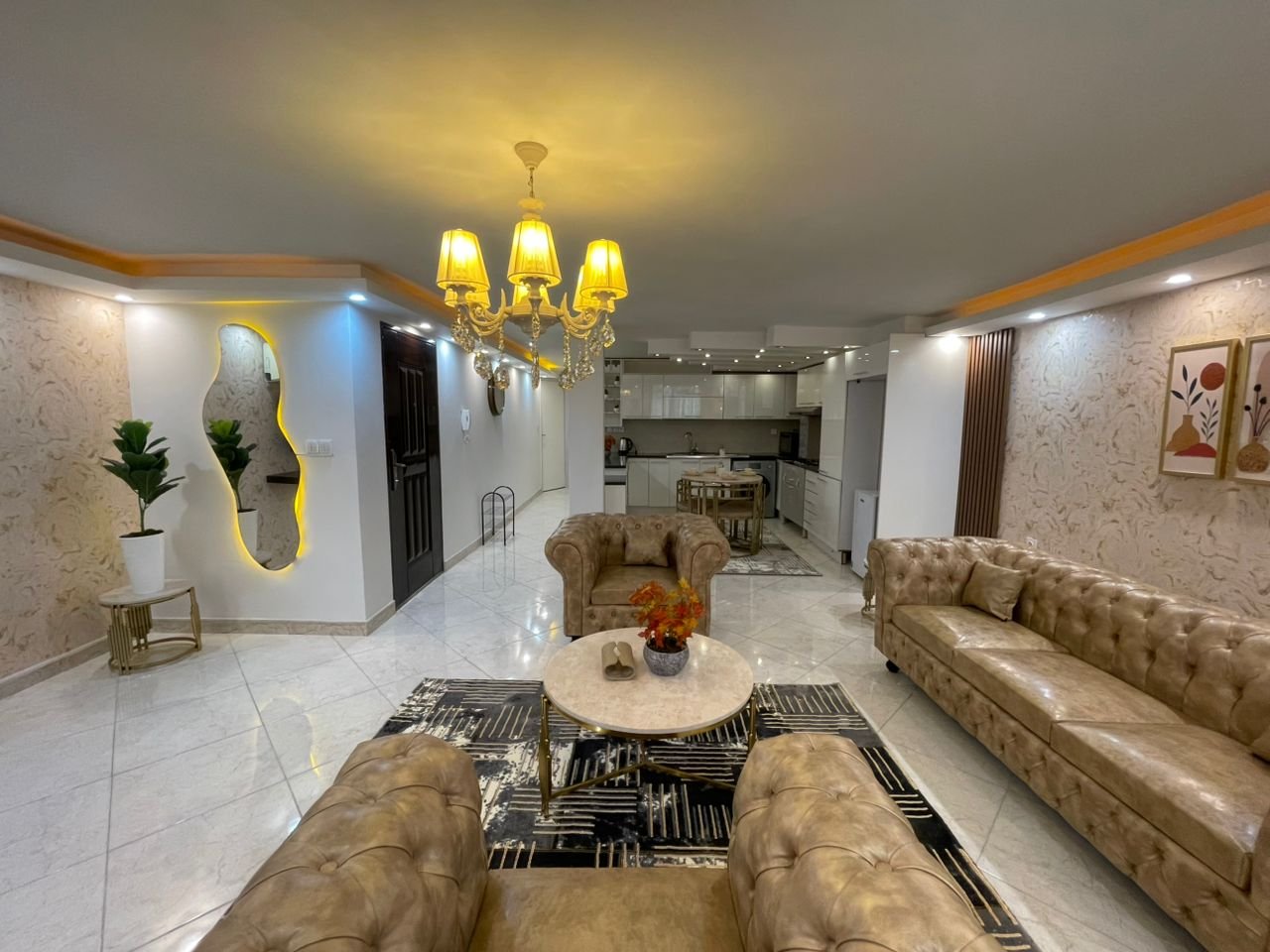 آپارتمان یک‌ خوابه جکوزی دار پریمیوم پلازا سعادت آباد 2