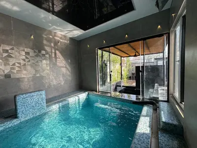 ویلا سه خوابه استخردار آبگرم گلایل