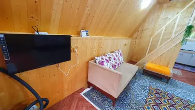 کلبه یک خوابه سوئیسی کاج