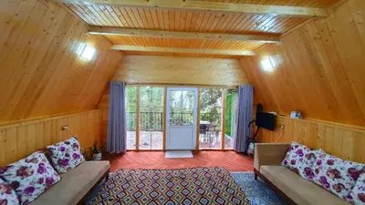 کلبه یک خوابه سوئیسی کاج