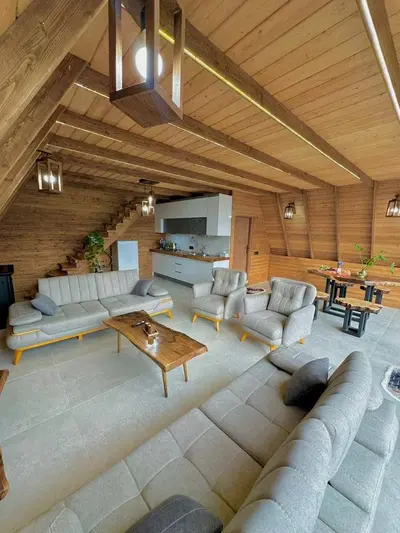 کلبه سه خوابه استخردار آبگرم کابین کلا