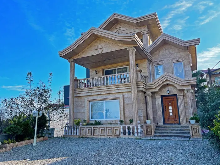 ویلا سه خوابه استخردار آبگرم قصر تمشک حراتی