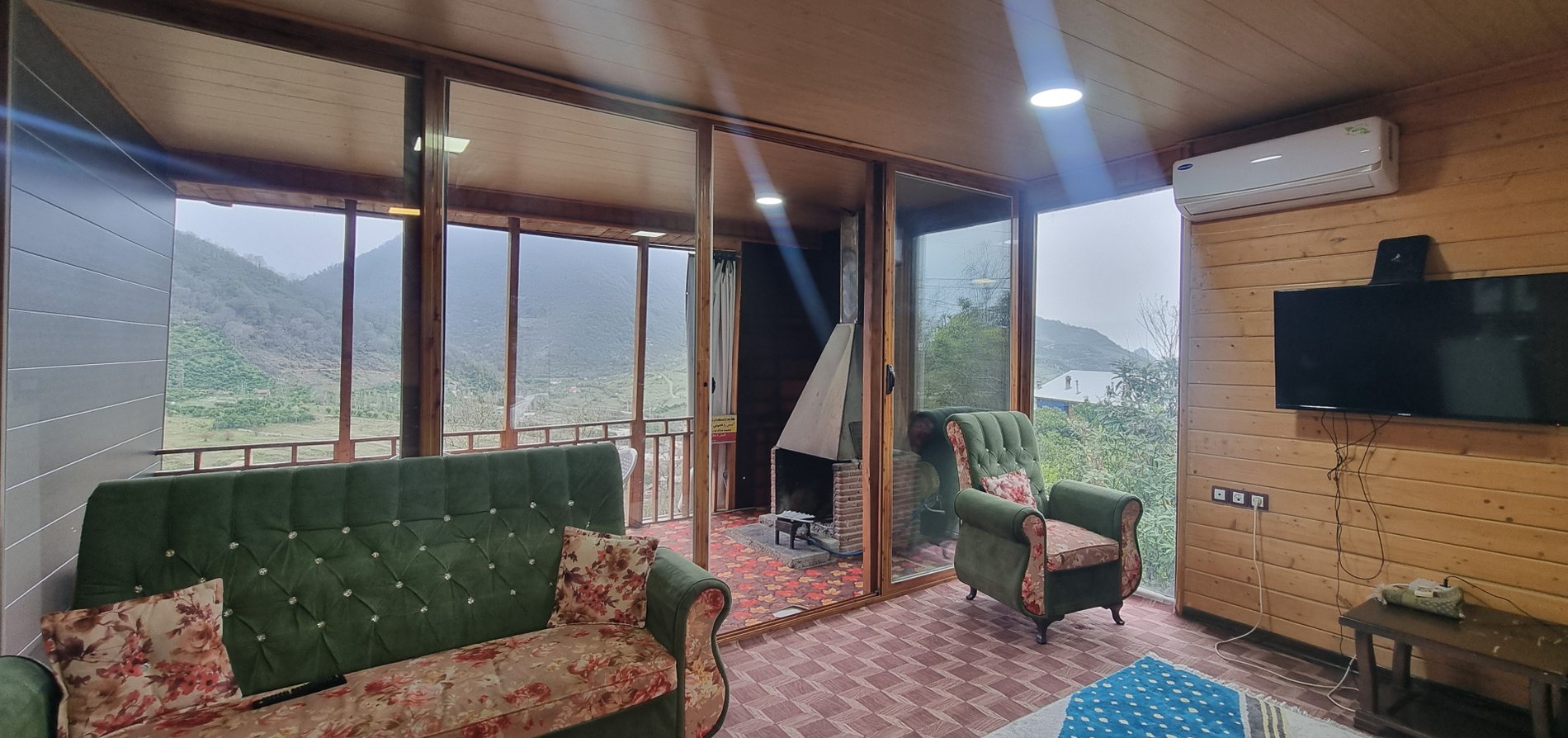 یک خوابه چوبی جکوزی دار تیکیش طبقه ۱